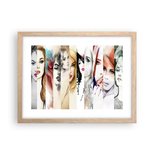 Affiche dans un chêne clair - Poster - Et c'est toujours TOI - 40x30 cm