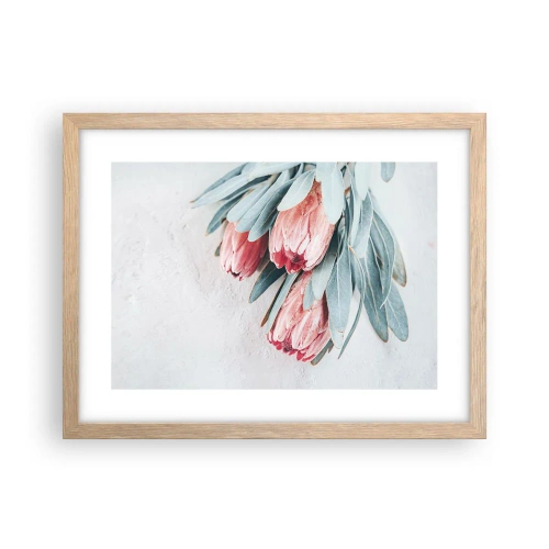 Affiche dans un chêne clair - Poster - Honte de leur propre beauté - 40x30 cm