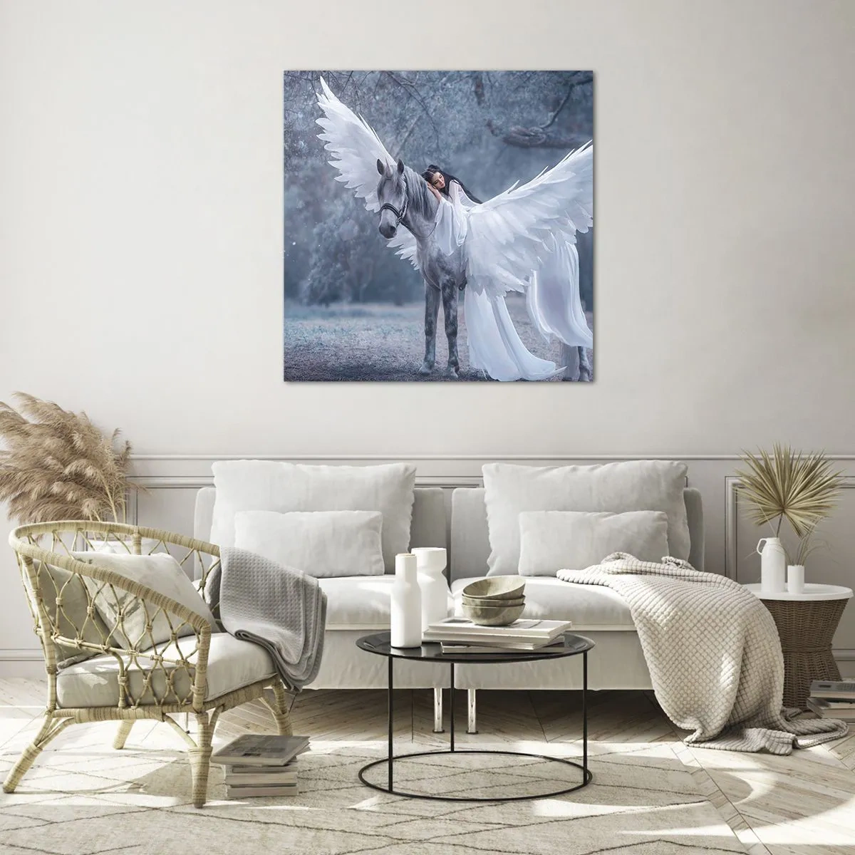 Impression sur verre - Image sur verre - Un moment inspiré - 50x50 cm