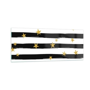 Impression sur verre - Image sur verre - Nous sommes tous nés sous une bonne étoile - 100x40 cm