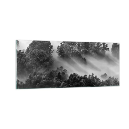 Impression sur verre - Image sur verre - Sortir de son sommeil - 100x40 cm