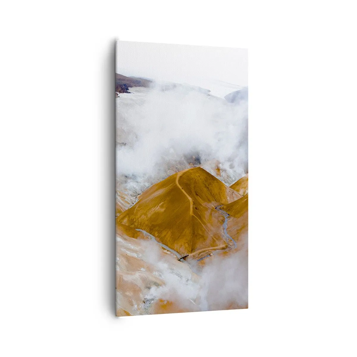 Impression sur toile - Image sur toile - Le charme brut de l'Islande - 65x120 cm