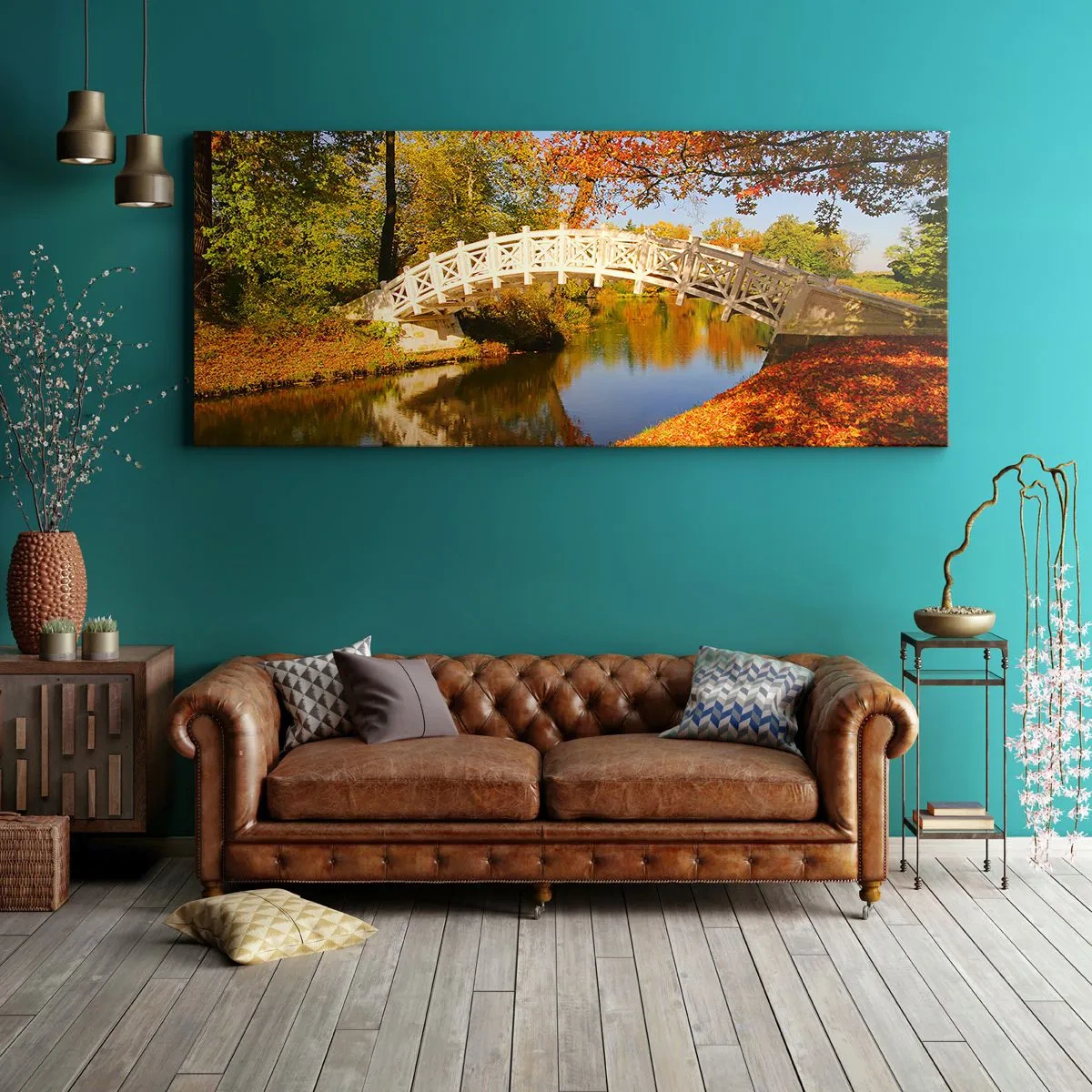 Impression sur toile - Image sur toile - Sur le pont blanc des soupirs - 100x40 cm