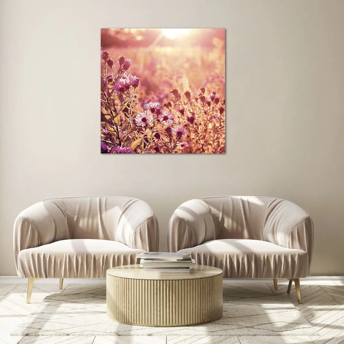 Impression sur verre - Image sur verre - Avant que l'été ne parte - 70x70 cm