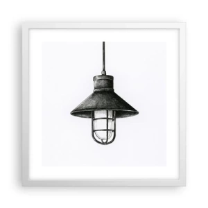 Affiche dans un cadre blanc - Poster - Comme il y a des années… - 40x40 cm