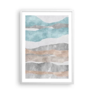 Affiche dans un cadre blanc - Poster - Une étude de proximité - 50x70 cm