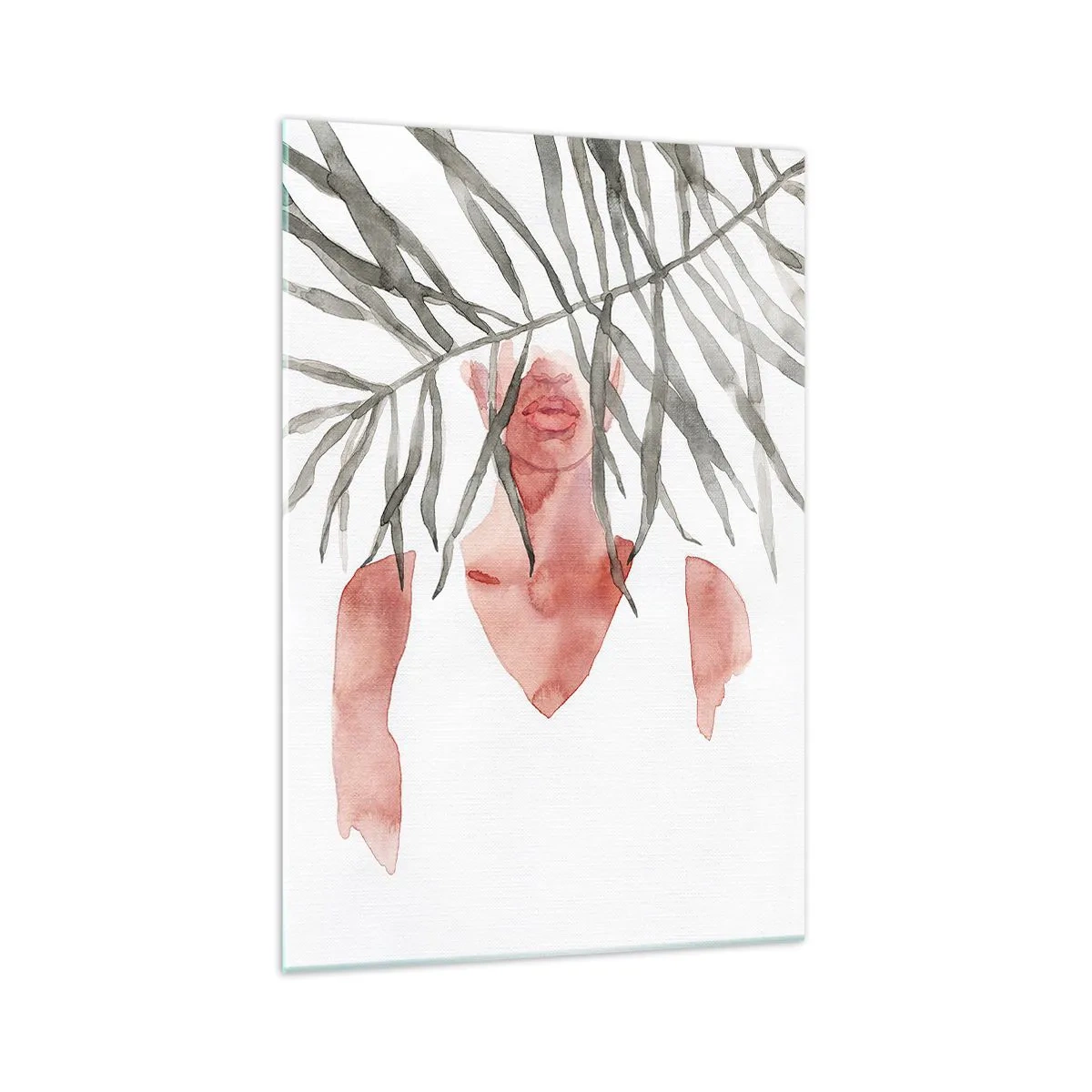 Impression sur verre - Image sur verre - Dame des tropiques - 70x100 cm