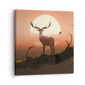 Impression sur toile - Image sur toile - Cette nuit ne ressemble à aucune autre - 30x30 cm