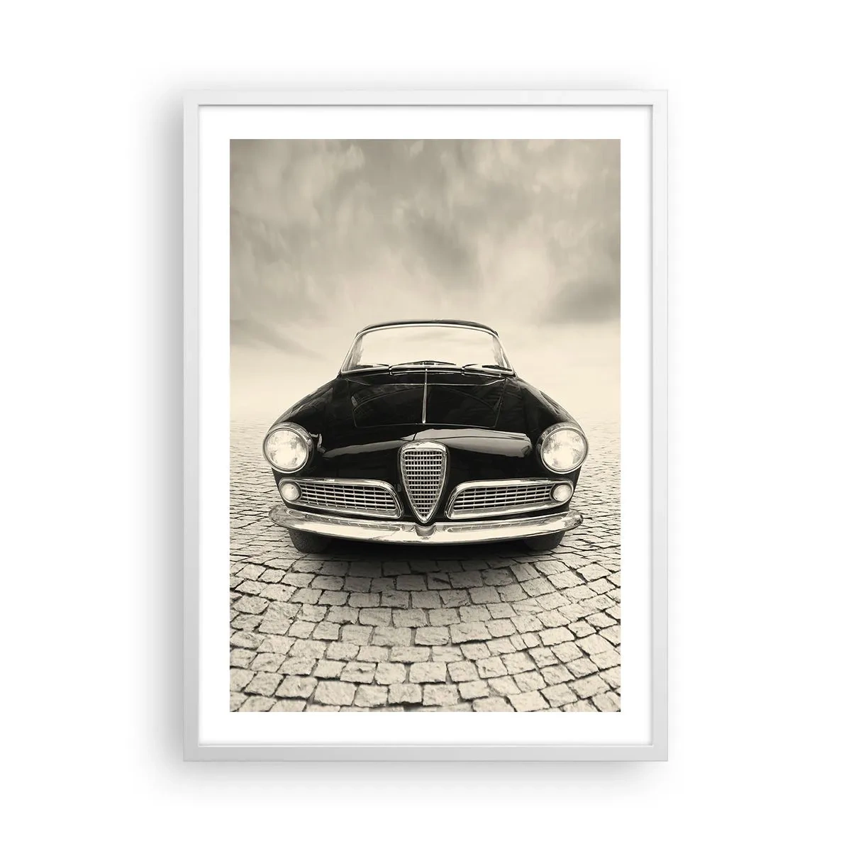 Affiche dans un cadre blanc - Poster - Et alors! Tu ne m'aime pas? - 50x70 cm