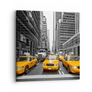 Impression sur toile - Image sur toile - C'est nous qui colorons la ville - 30x30 cm