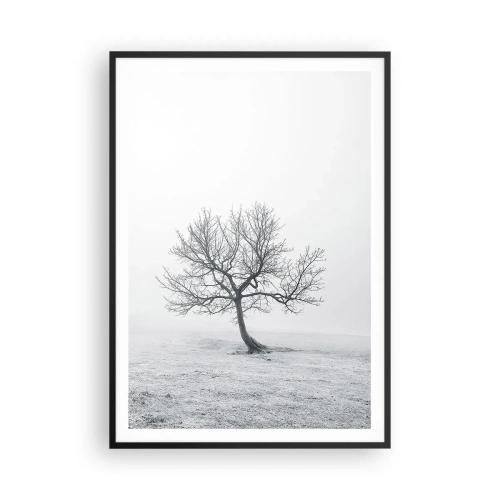 Affiche dans un cadre noir - Poster - Contre le néant - 70x100 cm
