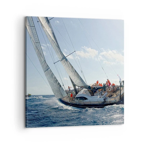 Impression sur toile - Image sur toile - Que le meilleur l'emporte - 60x60 cm