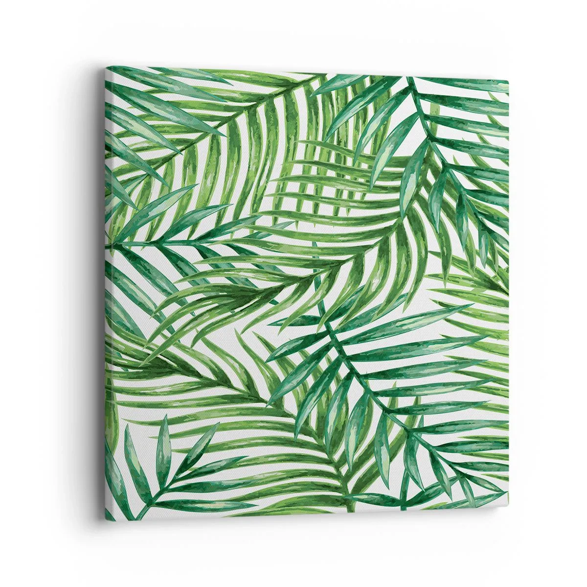 Impression sur toile - Image sur toile - Sous la canopée verte - 40x40 cm