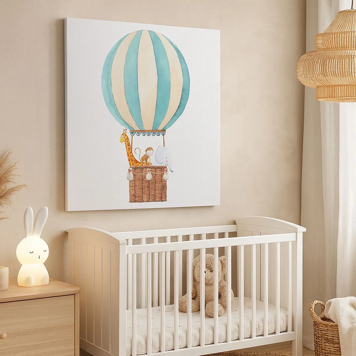 Impression sur toile - Image sur toile - Voyage fantastique - 30x30 cm