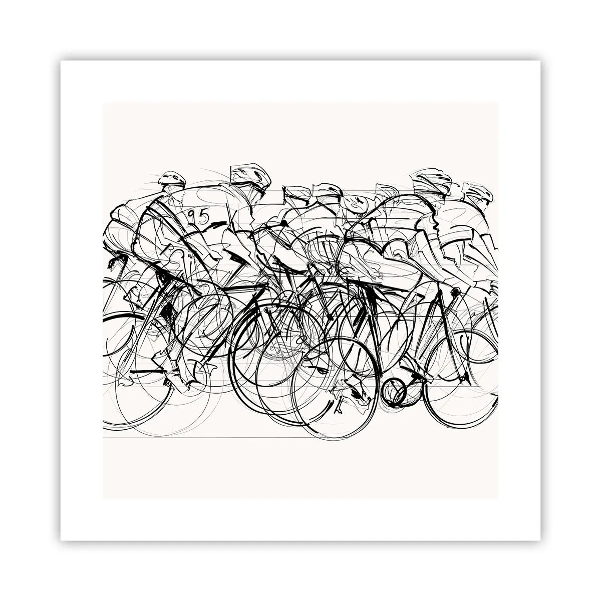 Affiche - Poster - Ensemble en équipe - 40x40 cm