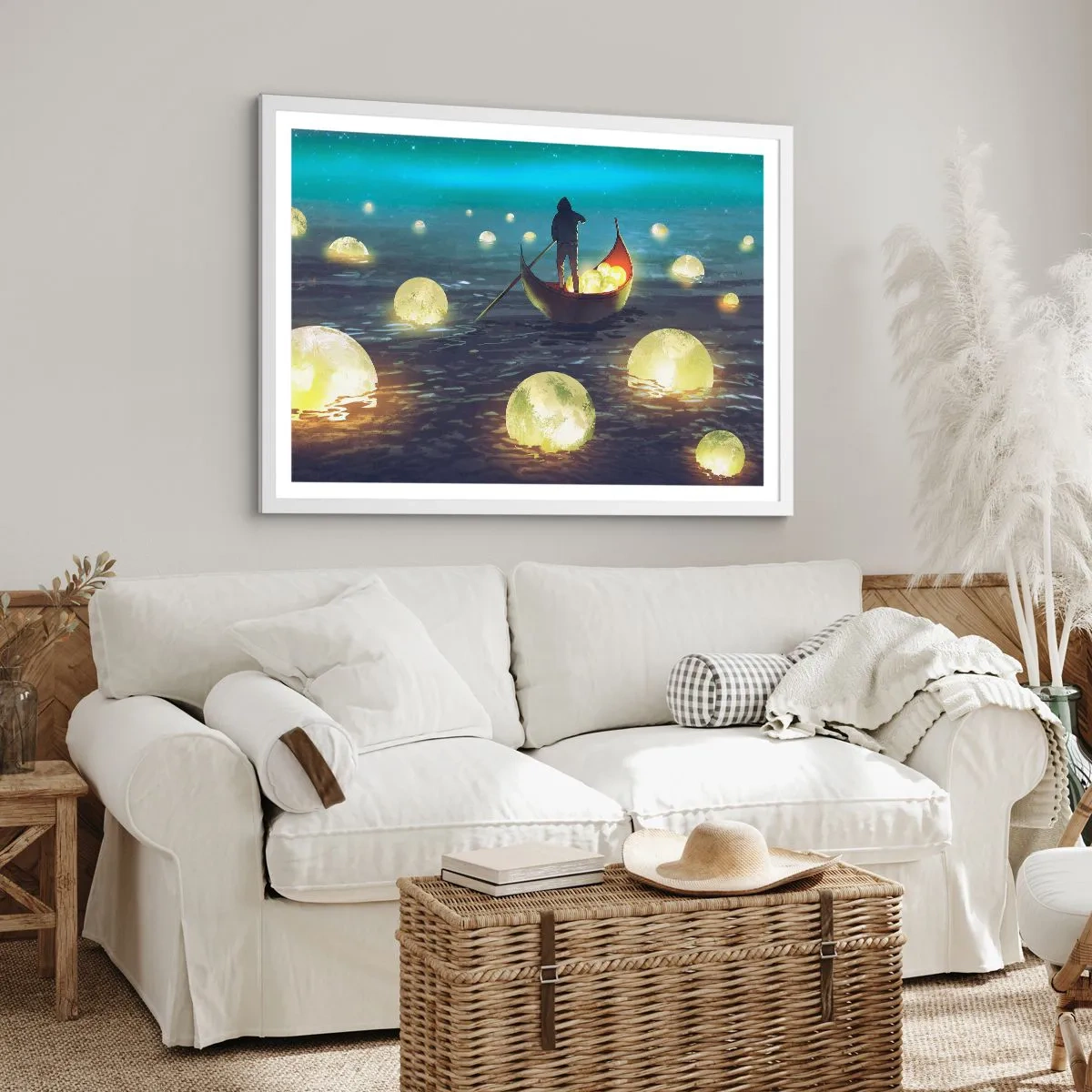 Affiche dans un cadre blanc - Poster - Des choses dont les philosophes n'ont jamais rêvé - 40x30 cm