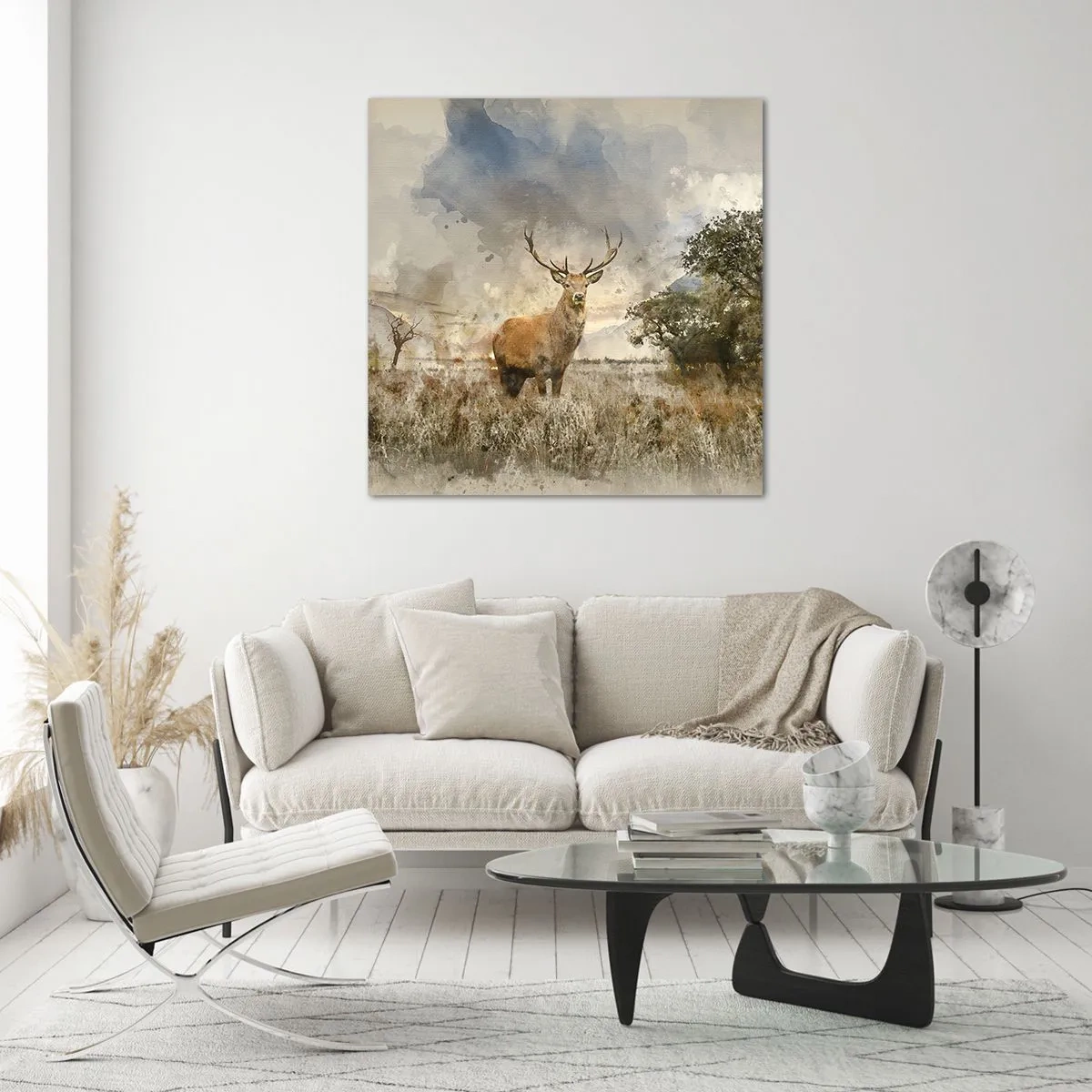 Impression sur verre - Image sur verre - Dignité - force - majesté - 30x30 cm