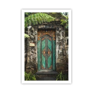 Affiche - Poster - Porte vers un monde exotique - 61x91 cm
