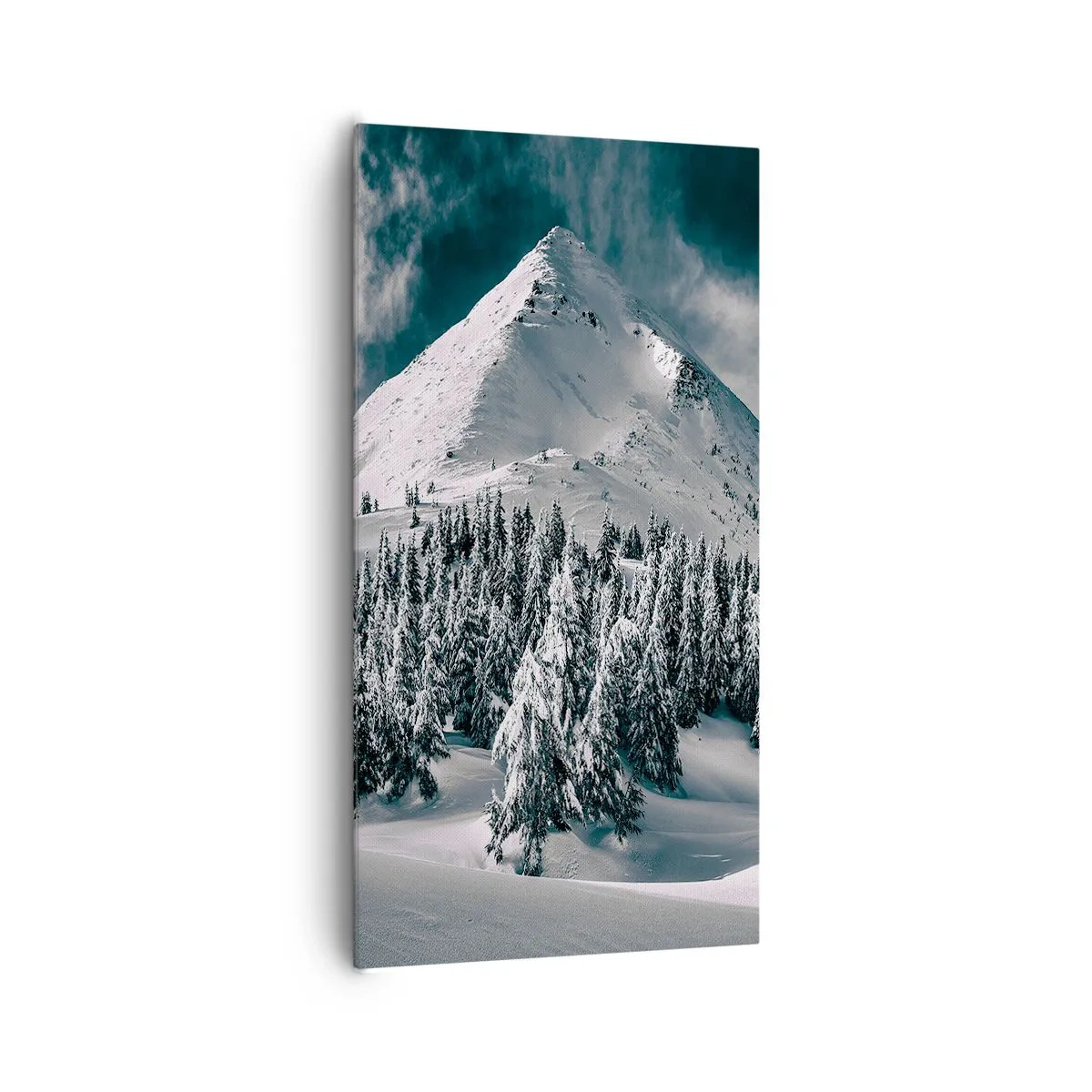 Impression sur toile - Image sur toile - Le pays de la neige et de la glace - 65x120 cm