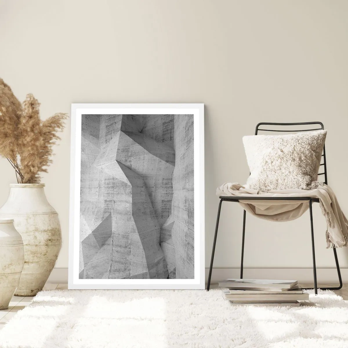 Affiche dans un cadre blanc - Poster - Un vrai challenge - 61x91 cm