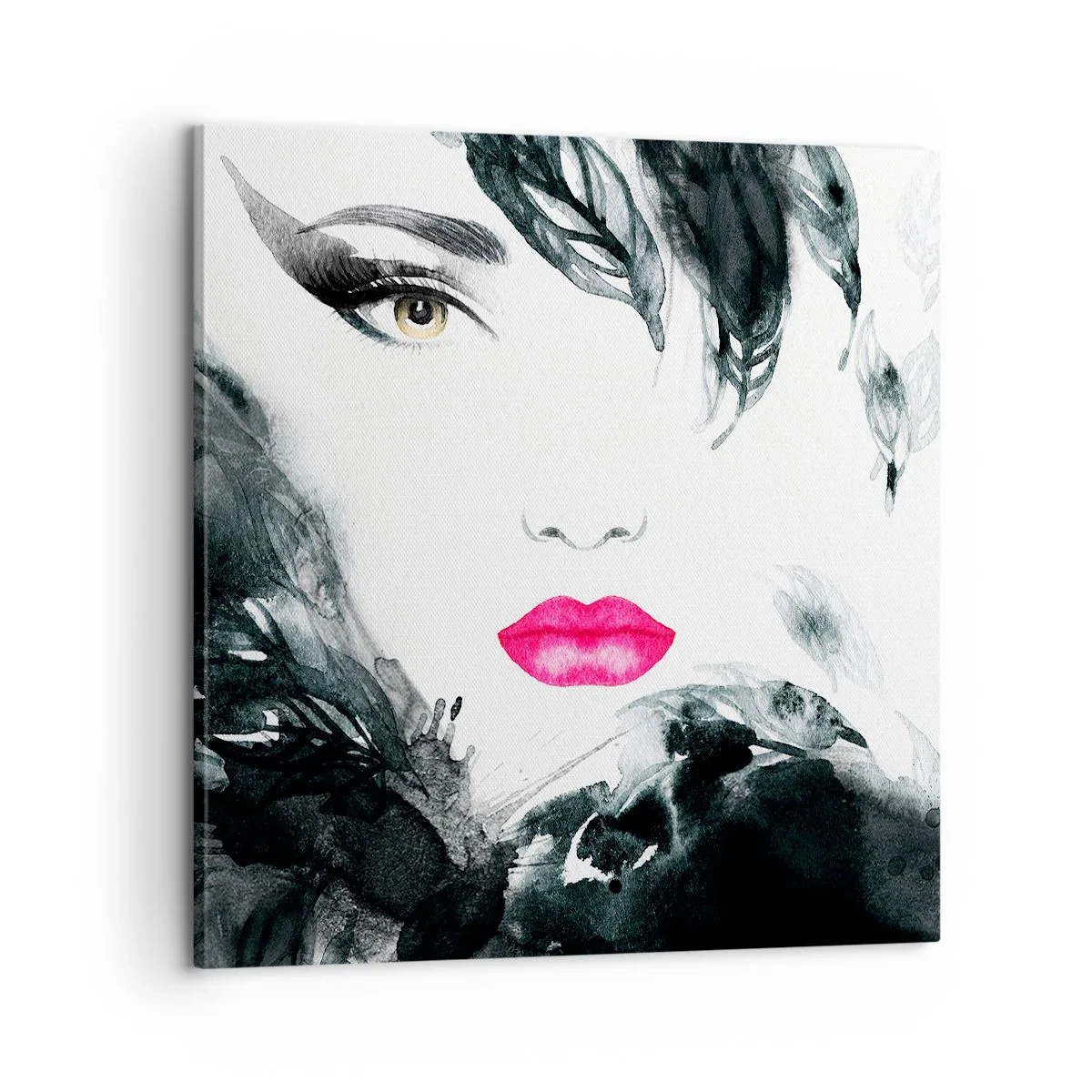 Impression sur toile - Image sur toile - Attention! Femme fatale - 60x60 cm