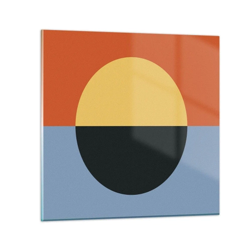 Impression sur verre - Image sur verre - Composition de chaleur et de fraîcheur - 70x70 cm