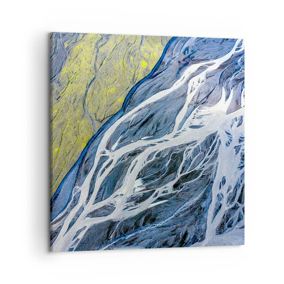 Impression sur toile - Image sur toile - Peintures rupestres de la nature - 50x50 cm