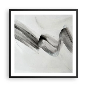 Affiche dans un cadre noir - Poster - Mine de rien pour s'amuser - 60x60 cm