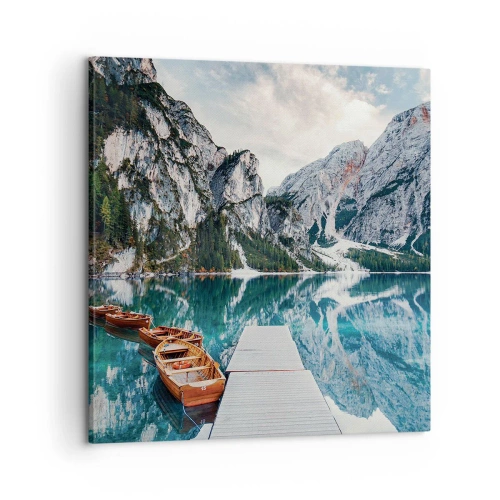 Impression sur toile - Image sur toile - On va te montrer la beauté - 60x60 cm