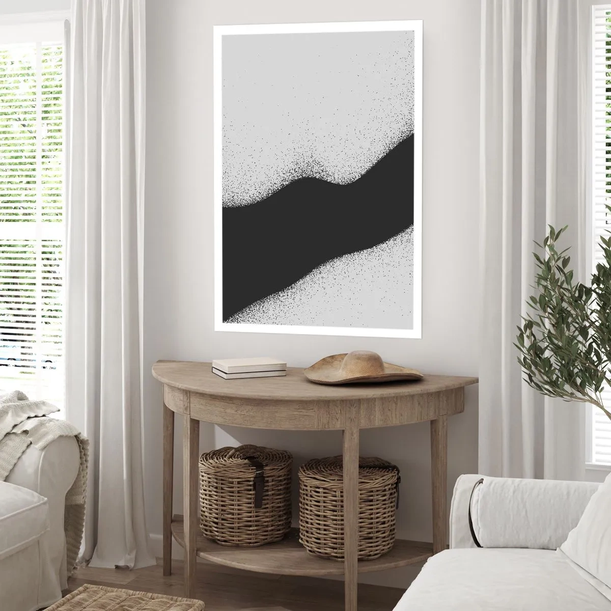 Affiche - Poster - Équilibre fluide - 30x40 cm