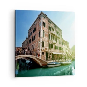 Impression sur toile - Image sur toile - Venise - Amore Moi - 60x60 cm