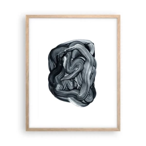 Affiche dans un chêne clair - Poster - Ce n'est pas si simple - 40x50 cm