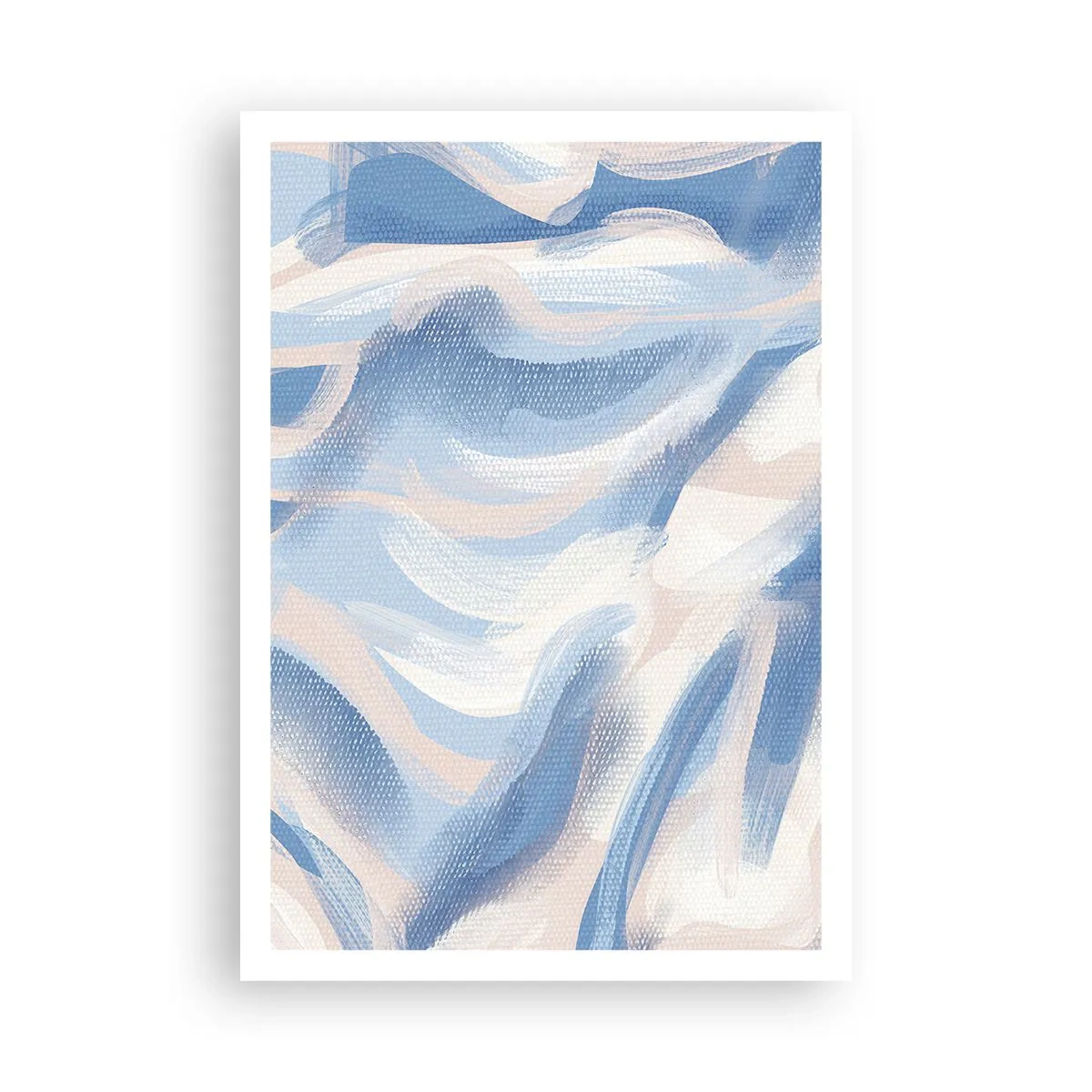 Affiche - Poster - Vagues bleues - 70x100 cm