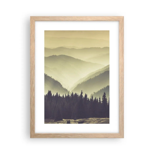 Affiche dans un chêne clair - Poster - Derrière les sept montagnes… - 30x40 cm