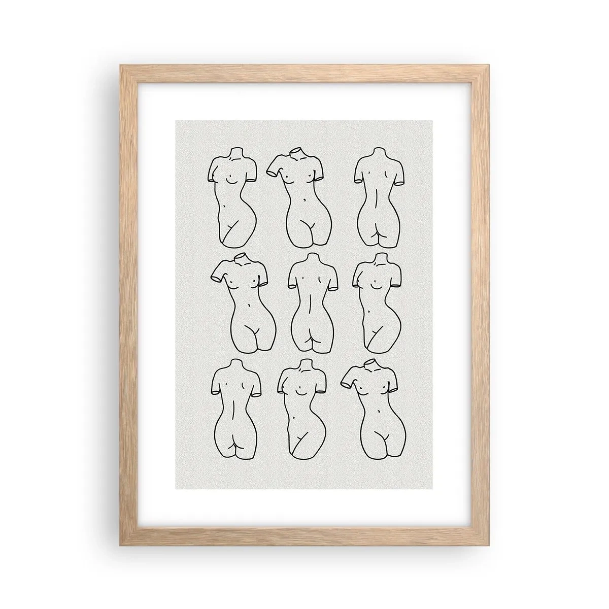 Affiche dans un chêne clair - Poster - Seulement Vénus - 30x40 cm