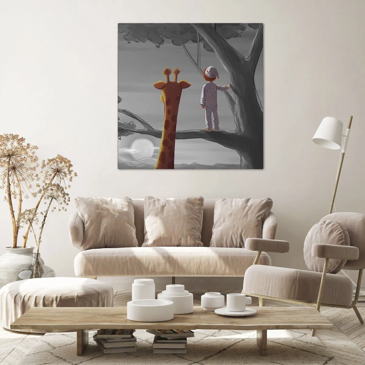 Impression sur toile - Image sur toile - Cela arrive vraiment - 60x60 cm
