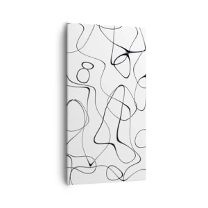 Impression sur toile - Image sur toile - Le chemin de la vie, les voies du hasard - 55x100 cm