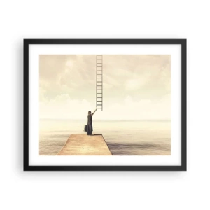 Affiche dans un cadre noir - Poster - Voyage magique - 50x40 cm