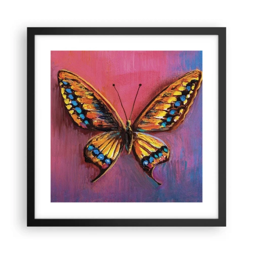 Affiche dans un cadre noir - Poster - Un joyau de la nature - 40x40 cm