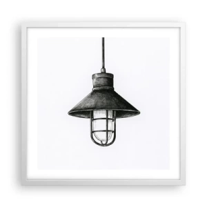 Affiche dans un cadre blanc - Poster - Comme il y a des années… - 50x50 cm