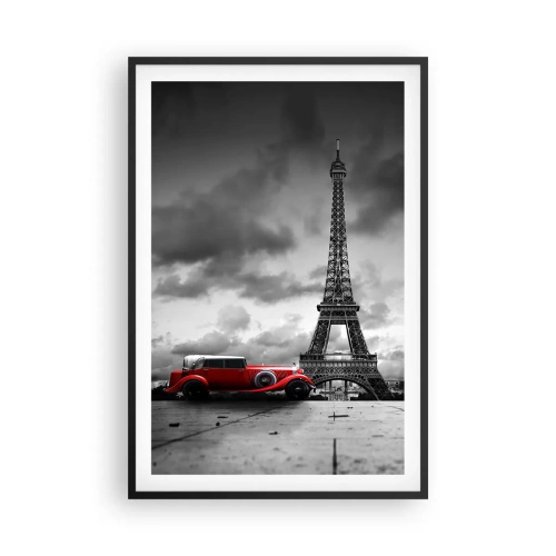 Affiche dans un cadre noir - Poster - Il n'y a pas si longtemps à Paris - 61x91 cm