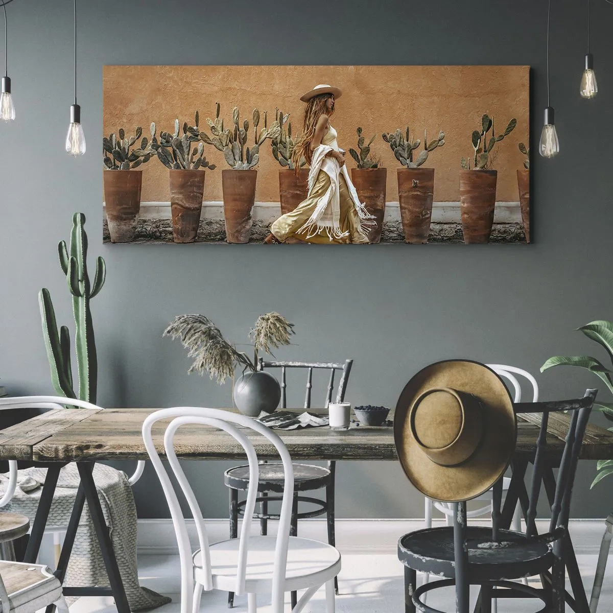 Impression sur toile - Image sur toile - Style hippie - 100x40 cm