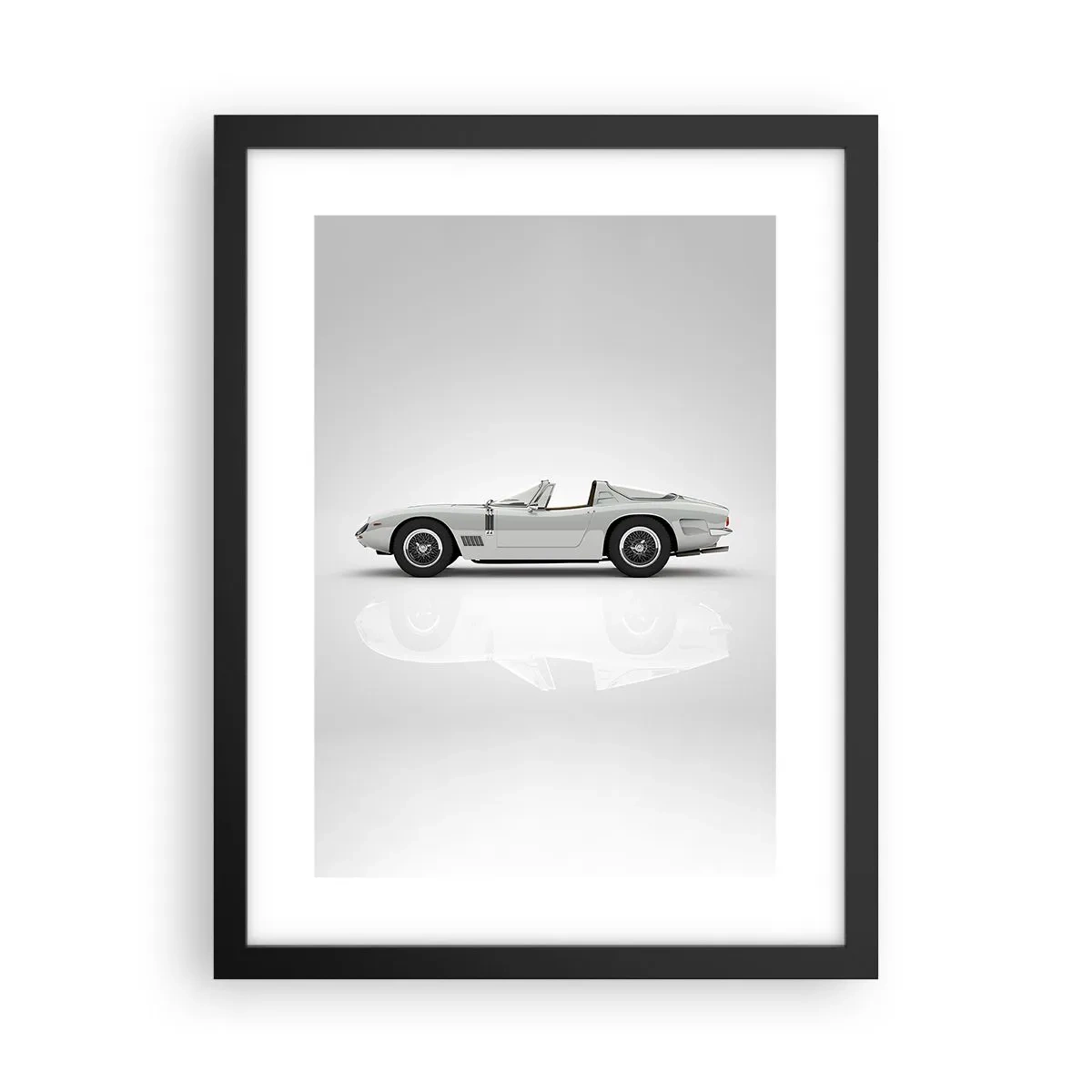 Affiche dans un cadre noir - Poster - Promesse de plaisir - 30x40 cm