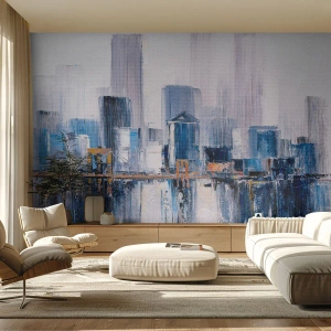 Papier peint sur mesure Premium Canvas - Impression new-yorkaise - Bâtiments, Morceau, Peinture