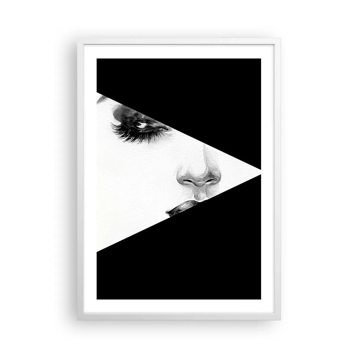 Affiche dans un cadre blanc - Poster - Toujours inconnu - 50x70 cm