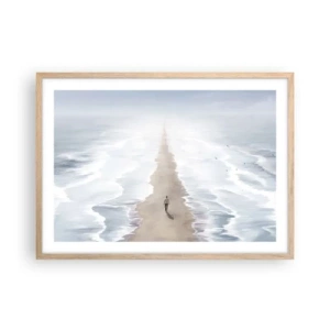 Affiche dans un chêne clair - Poster - Un brillant avenir - 70x50 cm