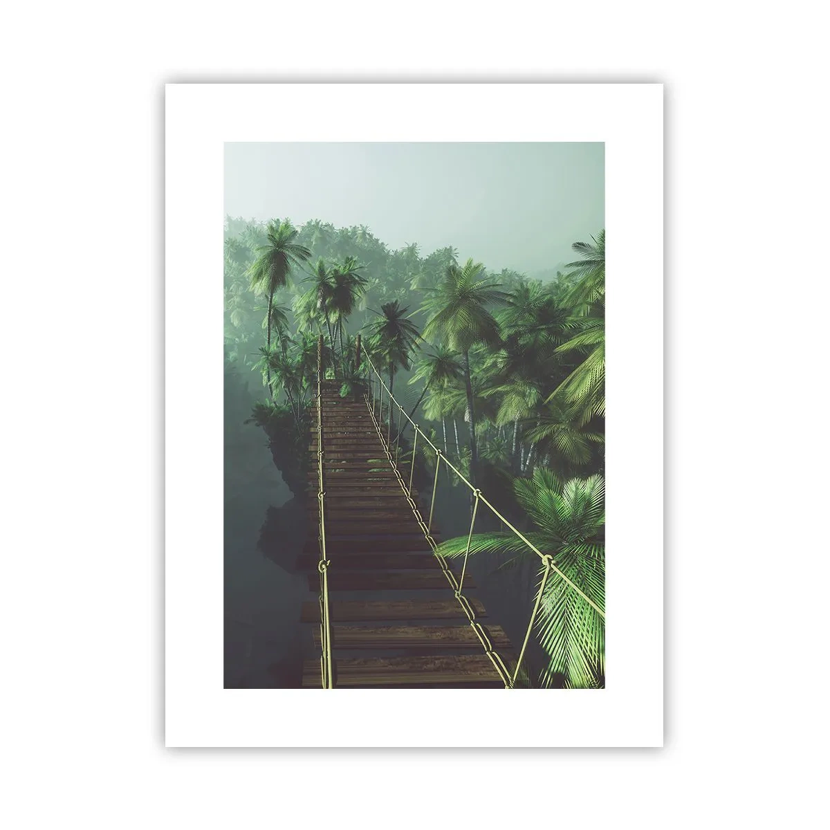 Affiche - Poster - Au fil de la verdure - 30x40 cm