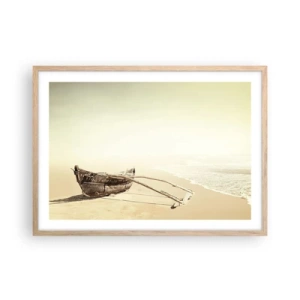 Affiche dans un chêne clair - Poster - Mémoire des mers du sud - 70x50 cm
