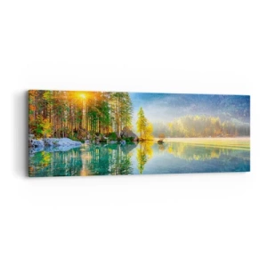 Impression sur toile - Image sur toile - Majesté et douceur - 90x30 cm