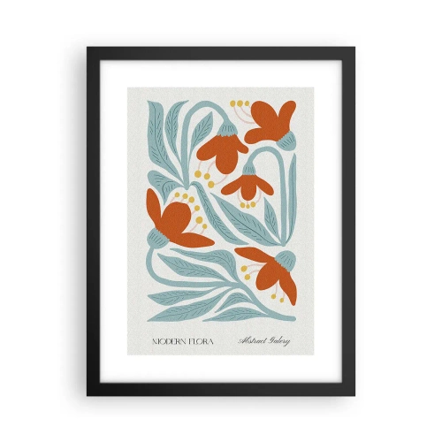 Affiche dans un cadre noir - Poster - Vers la terre, vers le soleil - 30x40 cm